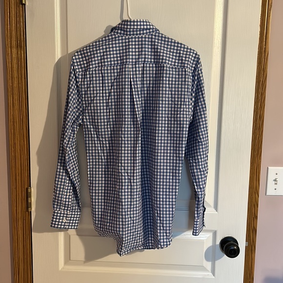 Vineyard Vines Bluff Gingham Performance Cooper Shirt size XS - Picture 4 of 5